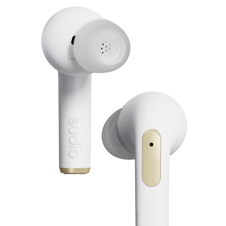 Sudio N2 Pro Active Noise Cancelling Wireless Earbuds - White